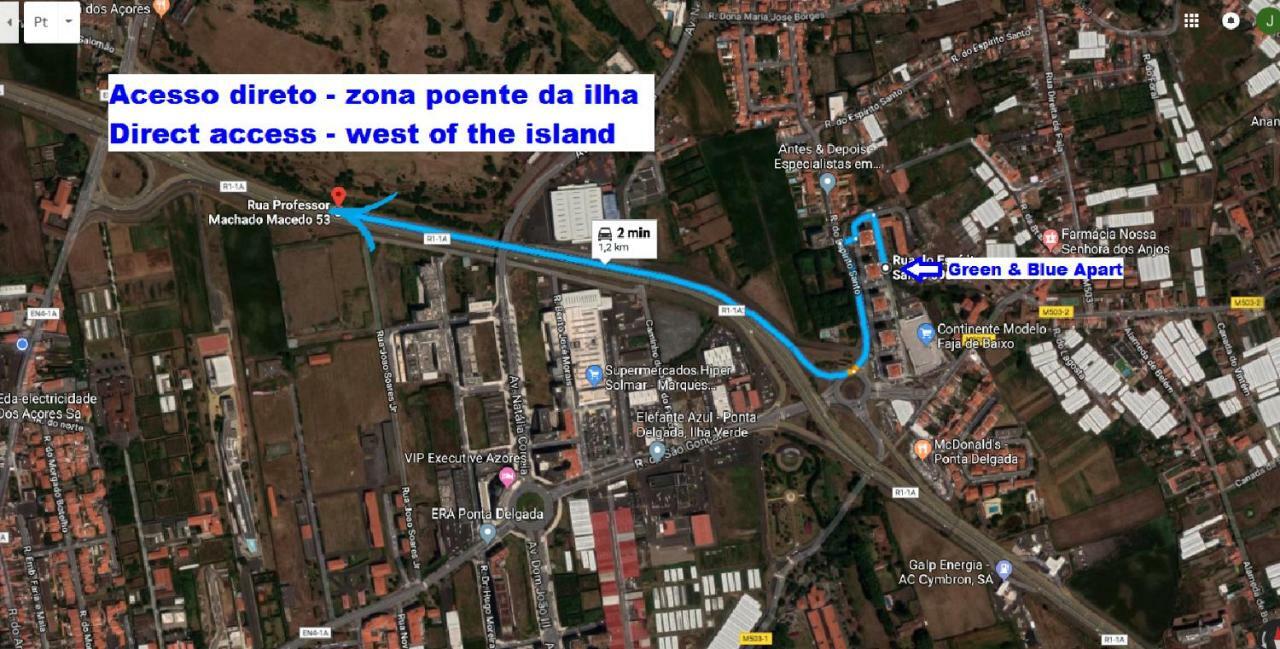 Green & Blue 3 Bedrooms Ponta Delgada المظهر الخارجي الصورة
